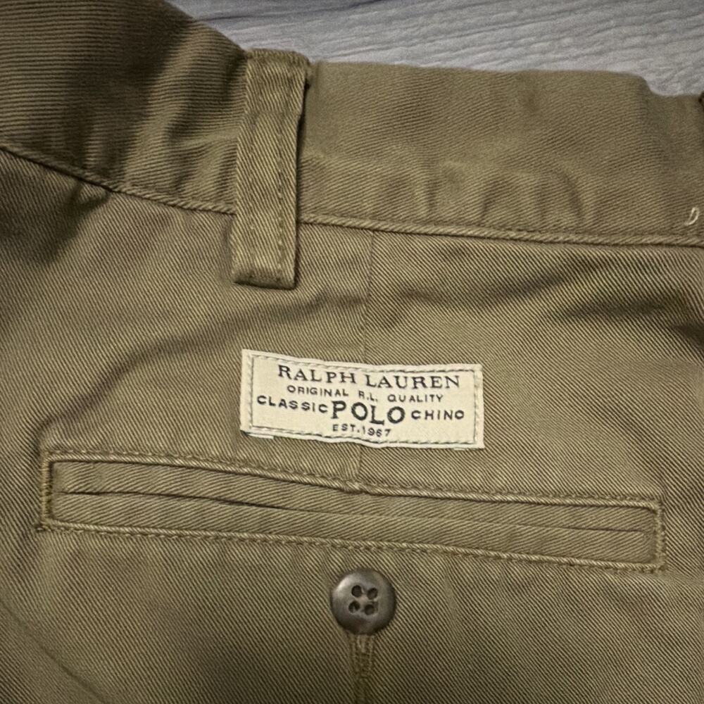 Polo Ralph Lauren Prospect Pants Men’s 34x32 Olive Chino 100% Cotton